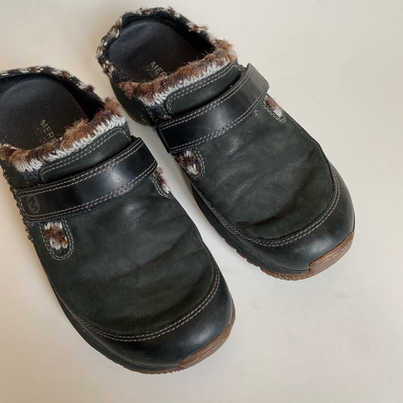 Merrell Encore Scoop Mule Ortholite Strap Black Knit Collar - Picture 8 of 8